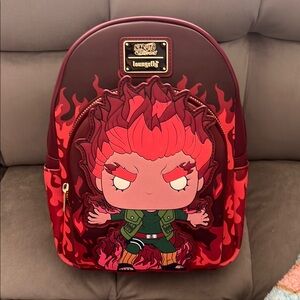 Funko Naruto guy funko Loungefly Red Backpack